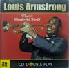 CD LOUIS ARMSTRONG  What A Wonderful World 4058 CD Double Play 2000 US Jazz Used