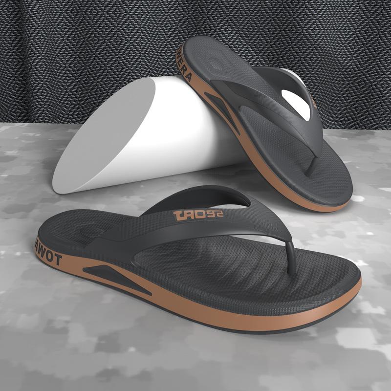 Simple flip-flops men's summer outer wear non-slip outdoor leisure splint splint men's beach fashion cool slippers