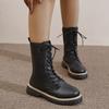 Plus Size Martin Boots Women's New Versatile Single Boots Platform Boots Women's Boots for Autumn 2025