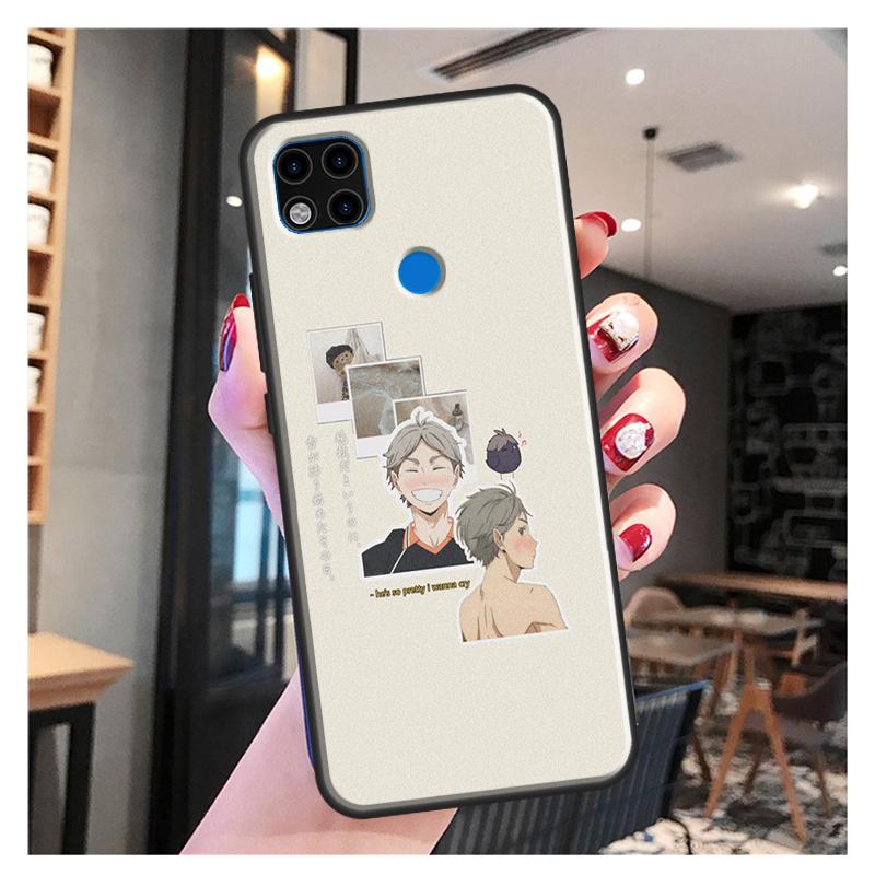 

Haikyuu Sugawara Koushi Funda для Xiaomi Redmi Note 10S 9S 8T 9 Note 10 Pro Note 11 Pro Redmi 9C 9A 9T мягкий чехол Redmi Note11Pro Plus