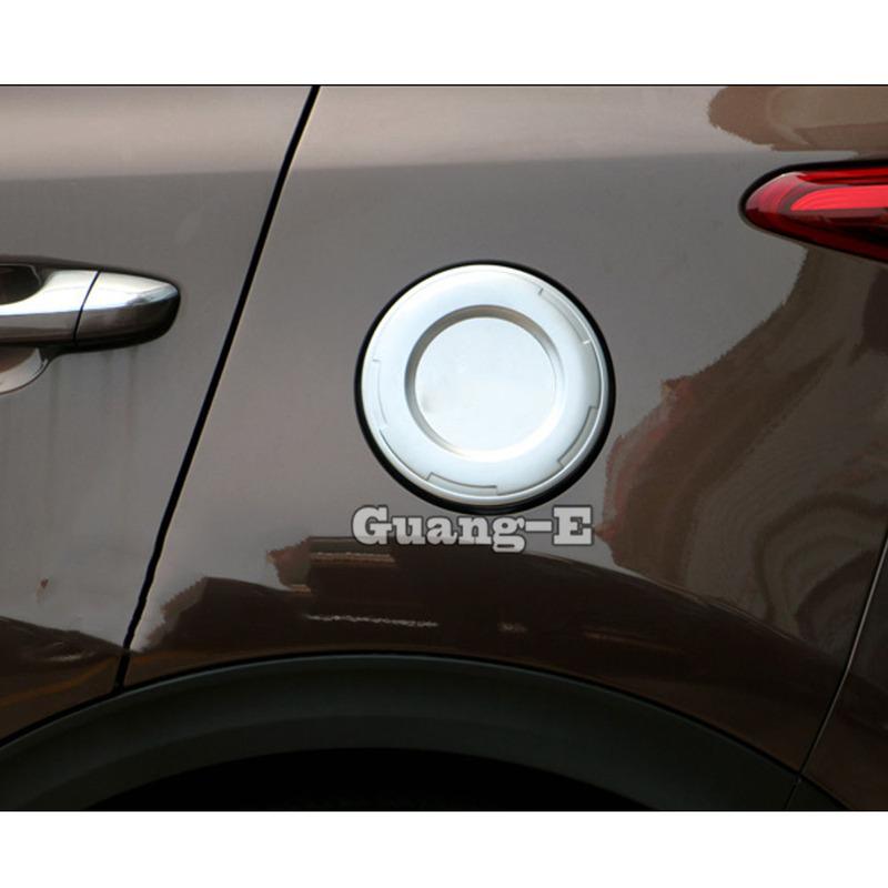 Top Quality Car ABS Body Styling Gas/Fuel/Oil Tank Cover Cap Stick Lamp Frame Trim 1PCs For Kia Sportage KX5 2016 2017 2018