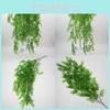 Wall Plant Panel Plastic Foliage Twisted Vines Interior Decoration Supplies