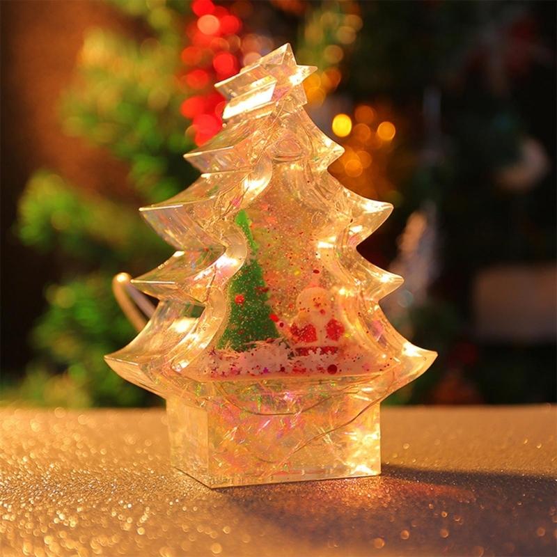 3D Crystal Lamp Christmas Tree Ornament Silicone Mold Suitable for Epoxy Resin Diy Crafts Jewelry Making Home Decor