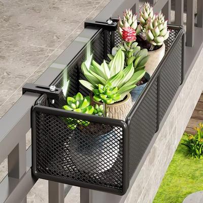 Multi-purpose Flower Pot Stand Hanging Design Flower Pot Organizer Plant Pot Holder  Balcony