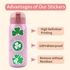 110 Sheets St Patrick Four-leaf Crocodile Graffiti Stickers Decorative Scooter Laptop DIY Stickers