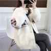 "2024 Hot-Selling Women's Mink Velvet Knitted Cardigan Sweater - Spring/Autumn Medium-Length"