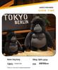 Anime King Kong Gorilla Plush Toy - Creative Children's Stuffed Animal Pillow and Funny Ragdoll Doll