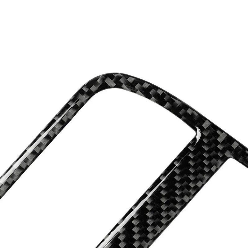Real Carbon Fiber Car Center Air Outlet CD Panel Decorative Trim Sticker For BMW F10 5 Series 2011-2017 Car Interior Decor
