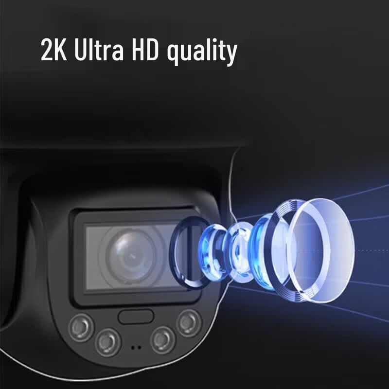 Dahua 3-inch 4MP 5x Optical Zoom Dual-Light POE Network PTZ Camera with Human & Area Detection CN Plug (adapter Included)