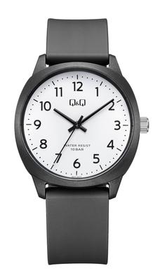 Citizen Q&Q V52A-501VK Schwarze Q&Q Uhr, 10 ATM Wasserdicht, Leicht, Gut ablesbares Zifferblatt, Schlichtes Design