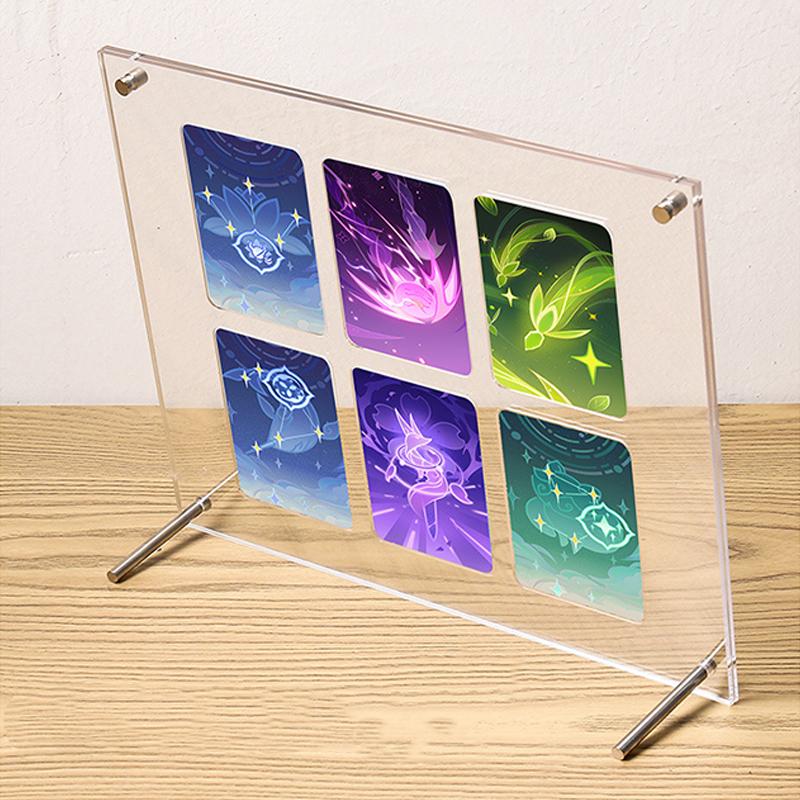 Ins Cd Bilderständer Rahmen Posterhalter Transparenter Acryl-Fotorahmen Idol Postkarten Schutzhülle Album Heim Zimmer Dekor