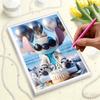 Pearl Painting Stitch Birthday Party Creative Art 5D Exquisite Landscape Sparkling Craft Home Wall Decoration DIY Handmade Gift
