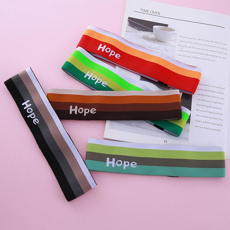 Sportovní čelenky Jednobarevné Elastické gumičky do vlasů Běh Fitness Jóga Čelenky do vlasů Pružné Make-up Vlasové doplňky