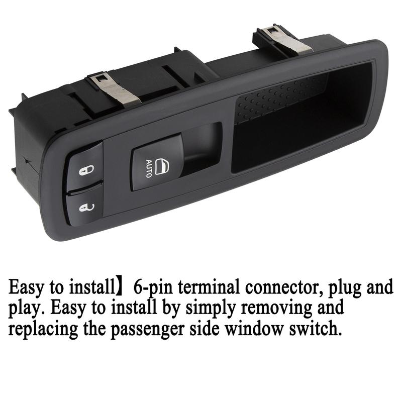 Car Power Master Window Control Switch Button Console Passenger Side 6 P For Dodge Journey Chrysler Town Country Jeep Liberty