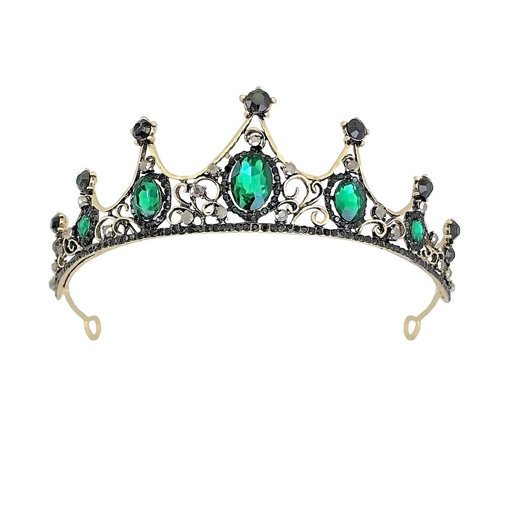 Brautkrone im koreanischen Stil Kristall Diamant Hochzeitsdiadem Geburtstagsdiadem Haarschmuck Kinderkrone Auftrittskopf