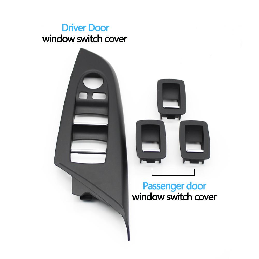 LHD RHD Car Front Rear Door Window Lift Switch Cover Trim Outer Frame Replacement For BMW X3 F25 2011-2017