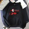 Anime Initial D Hoodie Muscle Car Automotive Graphic Sweatshirts Streetwear Women Men Clothing Long Sleeve Clothes