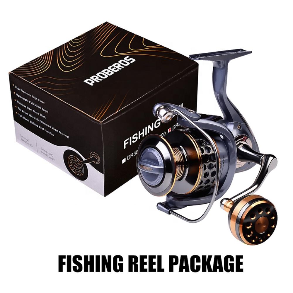 Spinning Fishing Reel Metal Spool 5.2:1 Gear Ratio High Speed Baitcasting Reel Max Drag 21KG Carp Reel for Saltwater