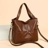 Große Tragetasche Damen Pendler Umhängetasche PU Umhängetasche Crossbody Tasche