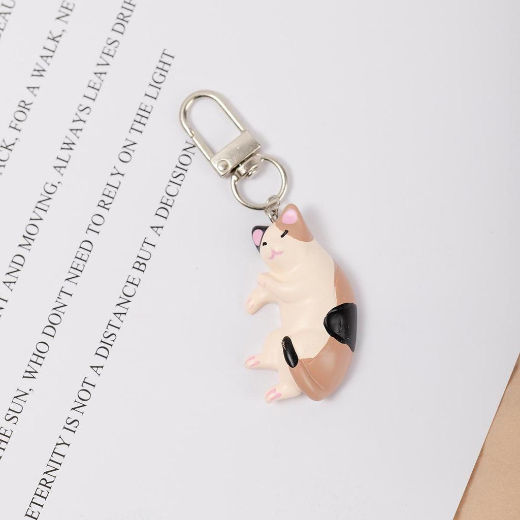 Original Cute Cat Resin Keychain & Bag Charm Gift