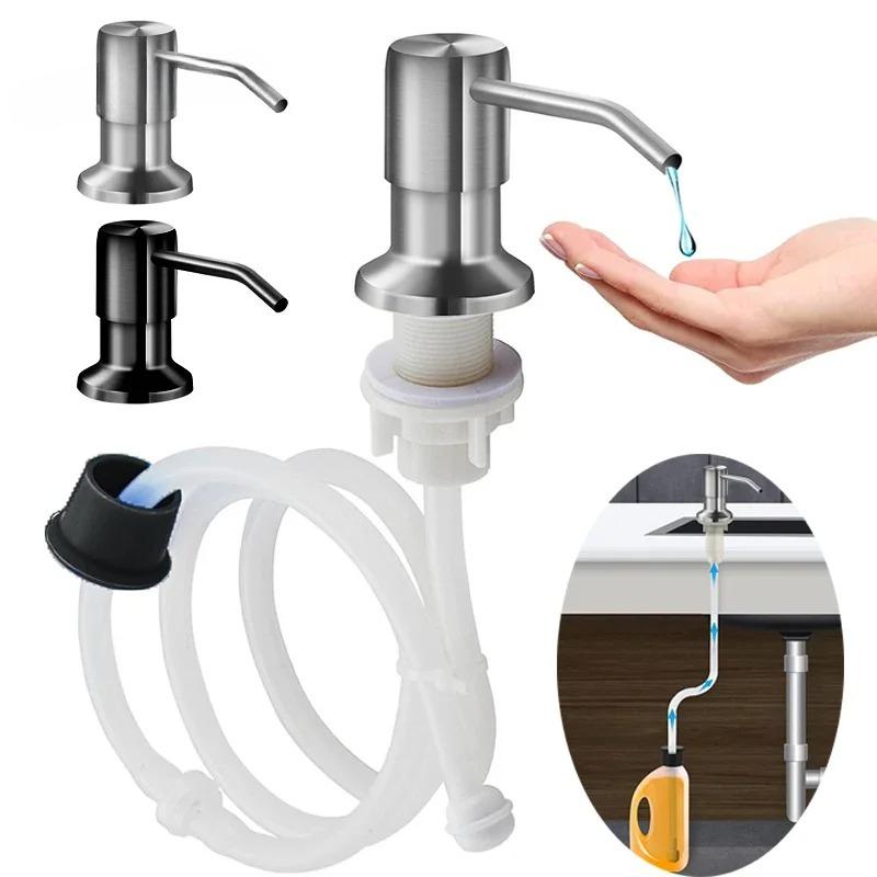 Advanced Stainless Steel Soap Dispenser Extension Tube Kit-suitable for Kitchen Sink and Bathroom  Automatic Soap Dispenser
