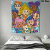 Bubble Guppies Inspired Pattern Home Decor Tapestry, Wall Hanging, Decorative RV Wall Cloth.XGT0914292