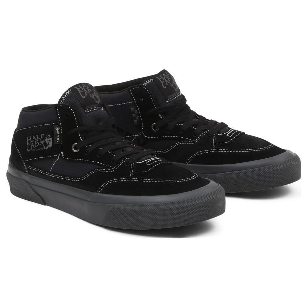 Vans Half Cab 92 Gore-Tex Casual Mid-Top Skate Shoes Unisex Sneakers Black VN0005V4BLK