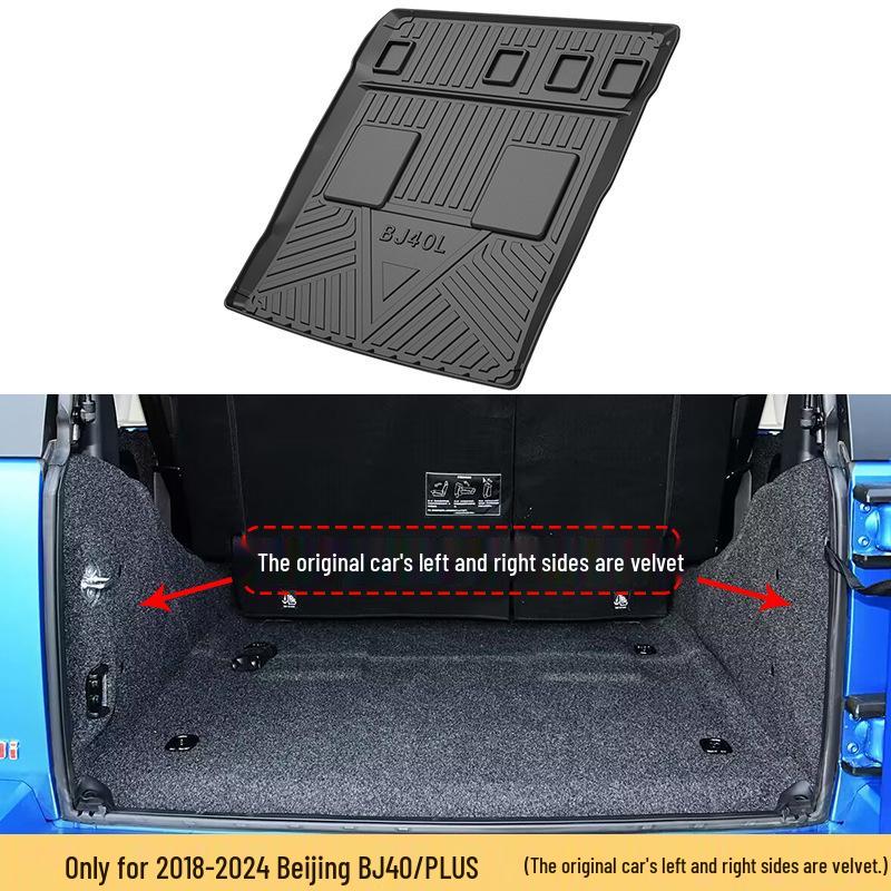 Beijing BJ40LPLUS TPE Trunk Mat - Custom Fit