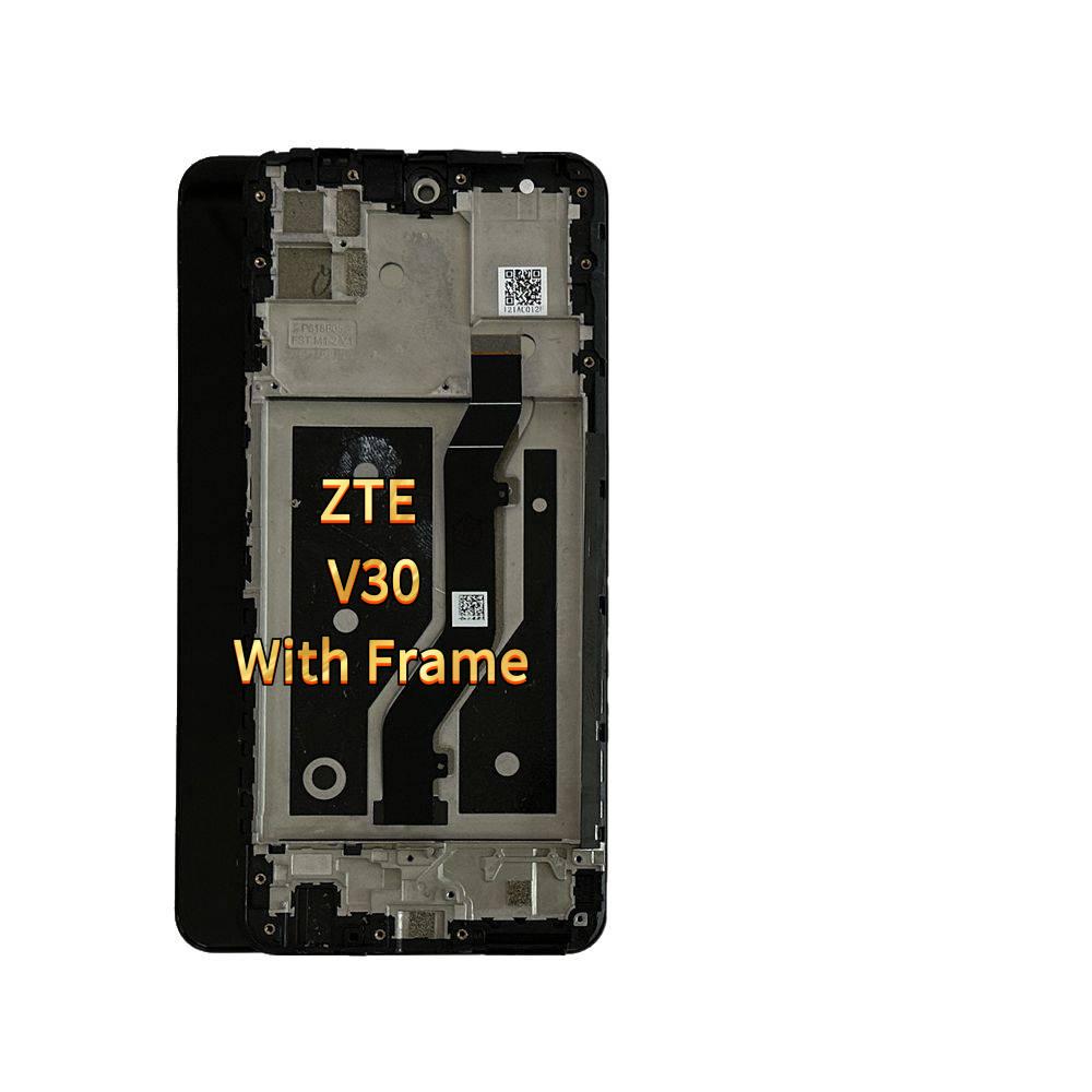 

LCD Screen and Digitizer Full Assembly for ZTE V30 With Frame;Black; + Tools