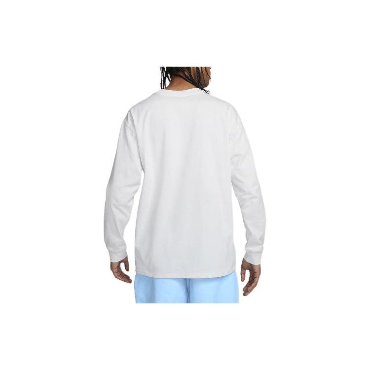Nike ACG Lungs Logo Embroidered Ribbed Crew Neck Long Sleeve T-Shirt Men Tops Summit-White DR7753-123