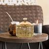 EXCEART Holiday Serving Platter Middle East Snack Tray with Cover for Eid Treats Nuts Dried Fruits Party Tea Dish Home Celebrations