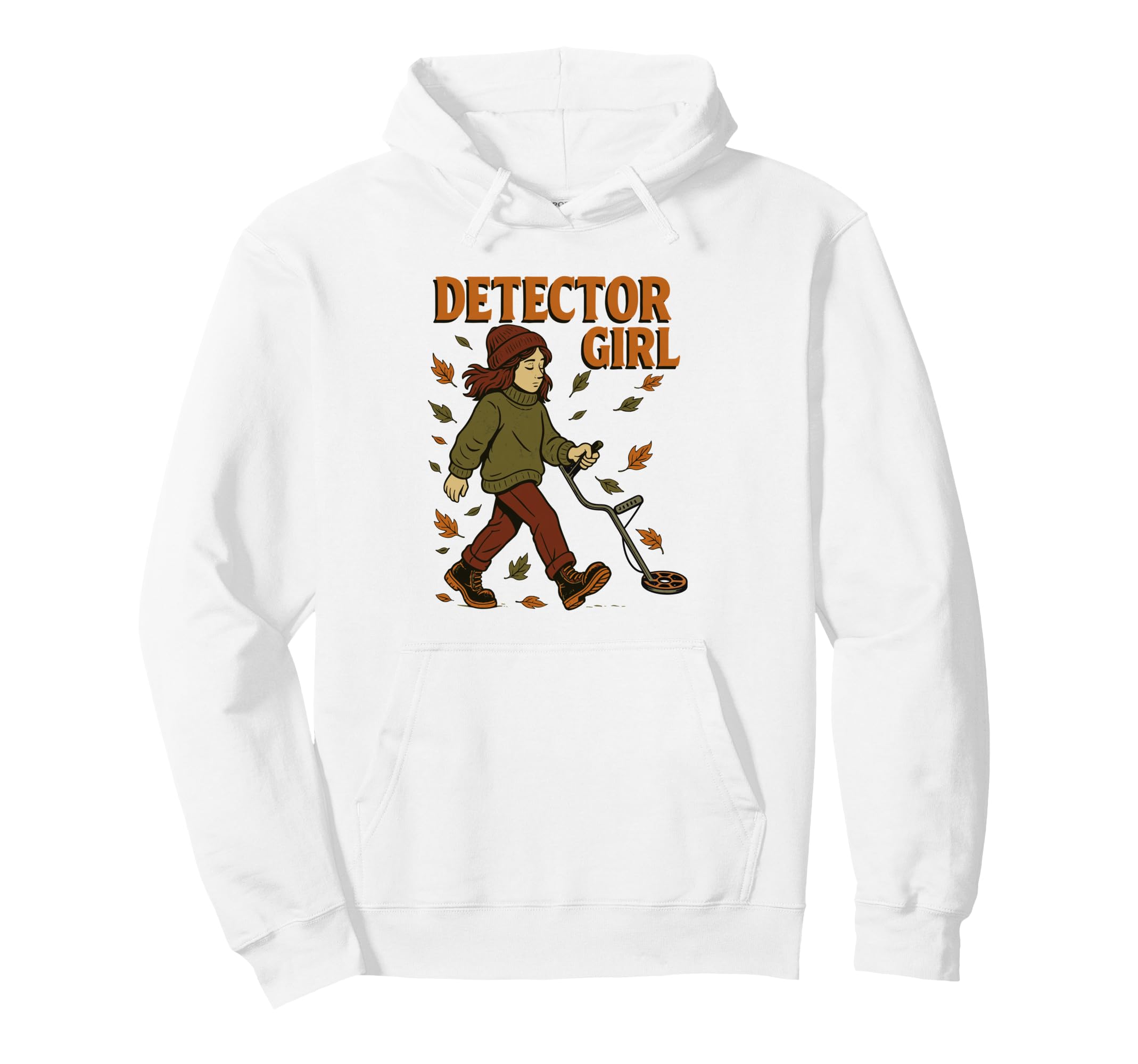 DETECTOR-GIRL, Metal Detector Accessories Treasure Hunting Metal Detector Hoodie