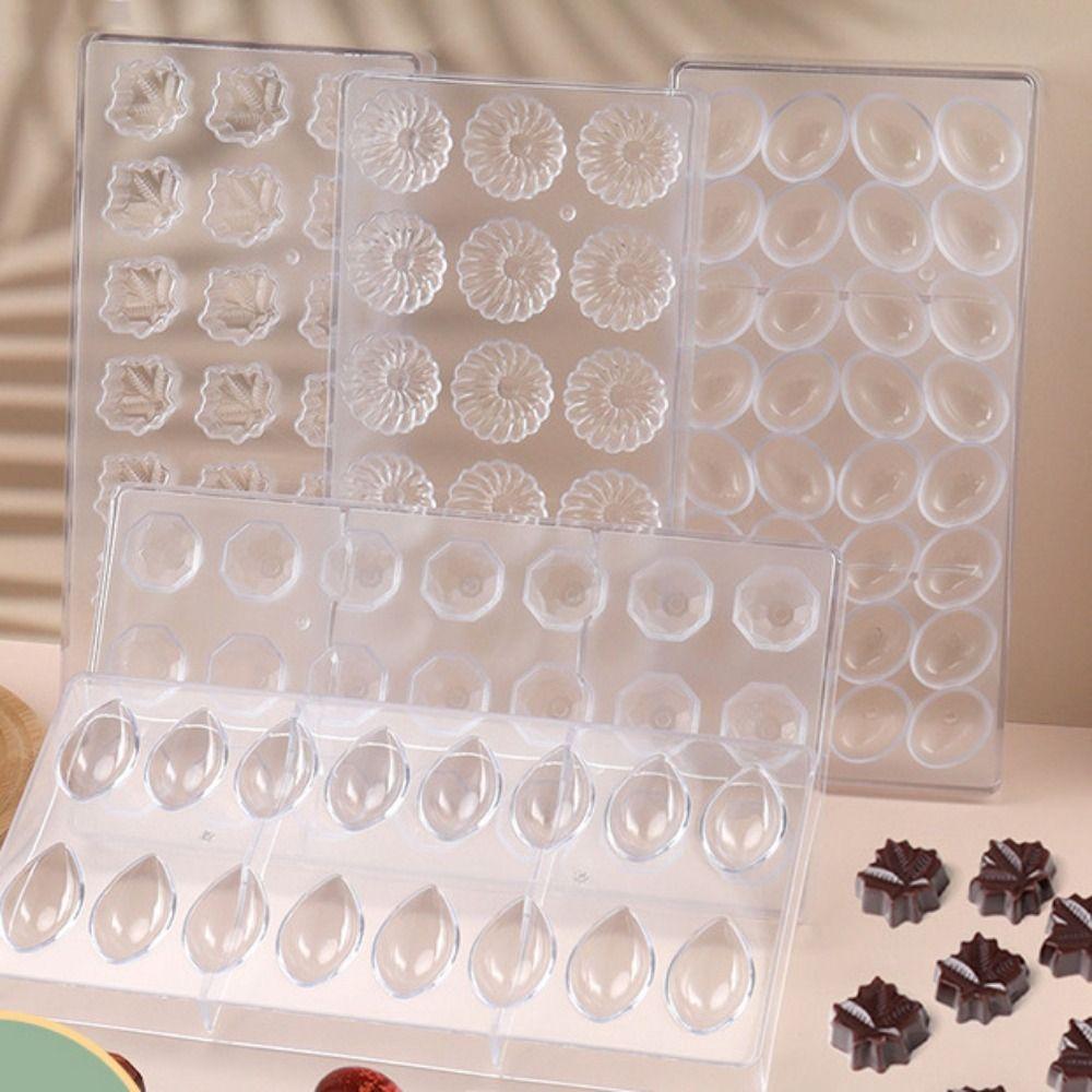 Handmade Sphere Chocolate Tools Transparent Bar Mould New Baking Pastry Tools Confectionery
