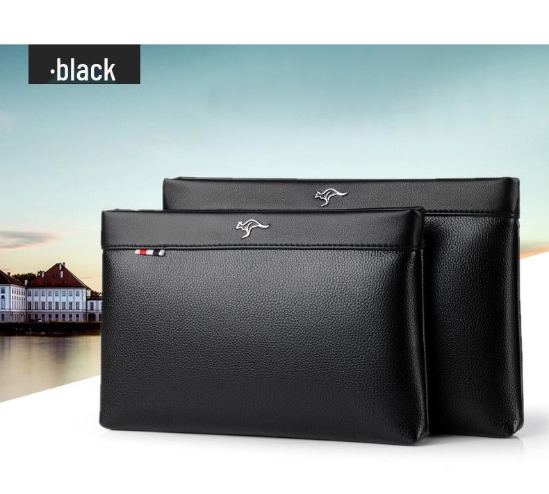 Men's Clutch Handbag - Trendy Underarm Envelope Bag & Mobile Phone Holder