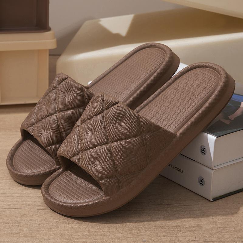 Summer Slide Slippers Women Men New Anti-Slip Bathroom Home Slippers Indoor House Shoes Shower Sandals