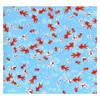 Ishikawa Paper Mino Washi Yuzen Large Size Chiyogami 1 Sheet 6495cm Goldfish Pattern Blue Hand-Dyed Craft Classroom Wrapping