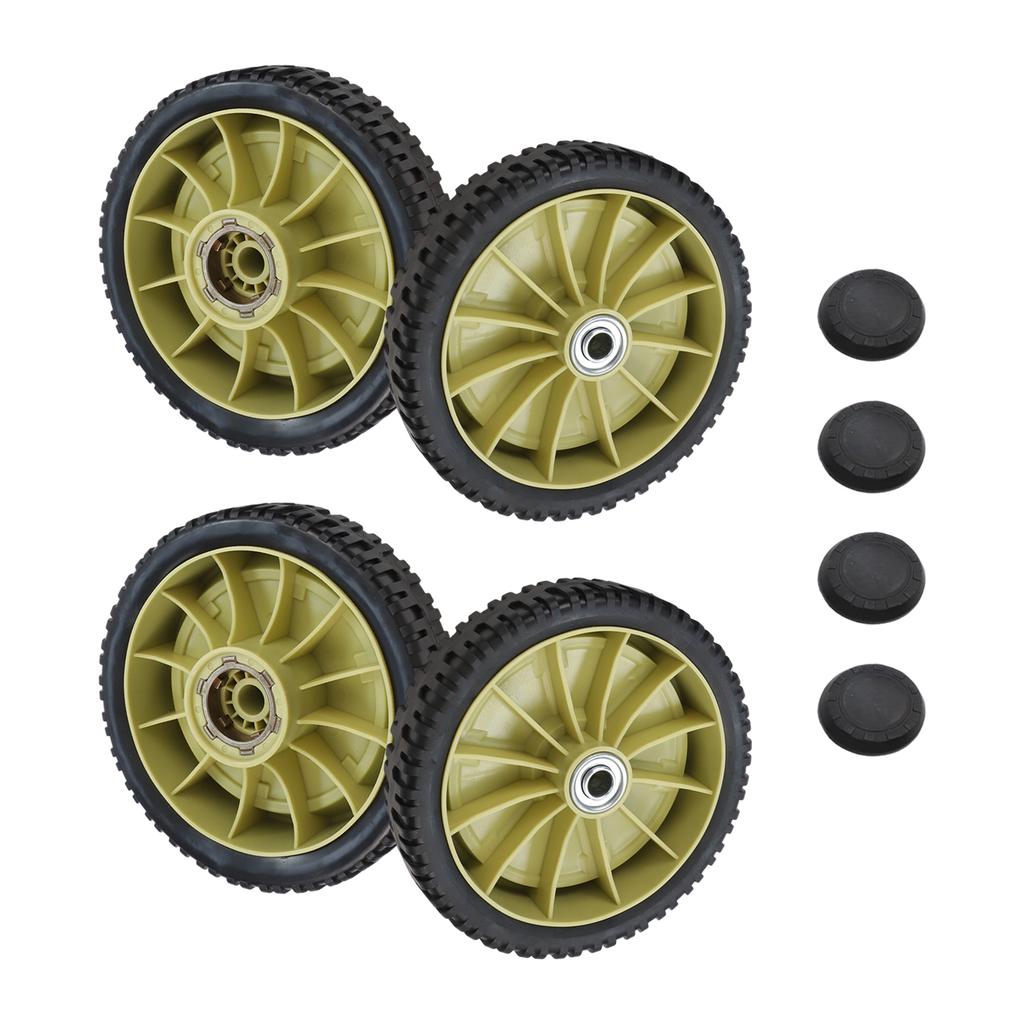 For Honda Lawn Mower 20CM Wheel Replacement Kit 4 Pack Front Rear Compatible with Models HR214 HRU214 HRU215 HRU216D and HRU196