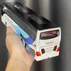 1:30 Business Long Distance Single Decker Bus Alloy Die & Cast Model Car Chrismas Gift Children Toy For Kids Sound & Light Boys