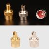 Pack Of 8 Premium Brass Tire Valves Caps Leakproof Design Universal for Car Motorcycle Tire Accessories Easy Installation