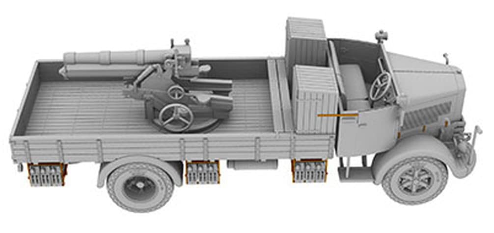 IBG 1/72 Italian Army Lancia 3Ro Heavy Truck Self-Propelled Artillery 100mm Howitzer da100/17 Plastic Model Kit PB72098