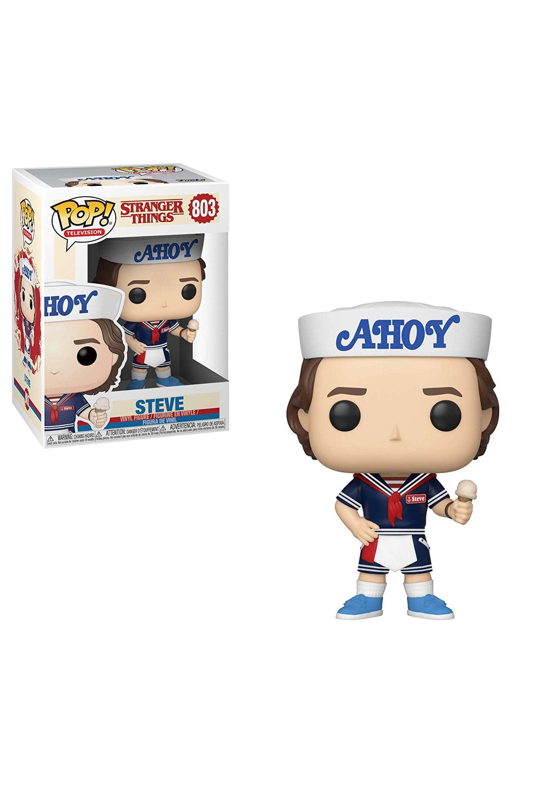 

FUNKO POP! ТЕЛЕВИДЕНИЕ: Очень странные дела - Стив в шляпе и с мороженым