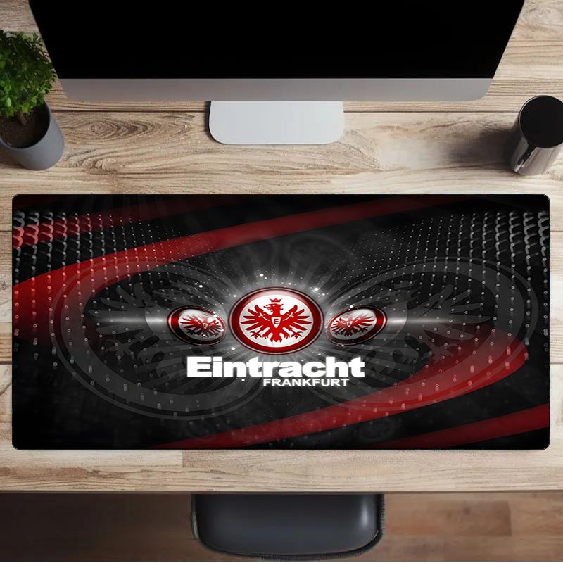 Flaming Heart Frankfurt Emblem Mouse Pad, Gaming Mouse Pad, Keyboard Pad, Desk Decor for Computer Notebook Fan Gift Birthday Gift