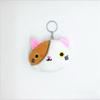 Süße kleine Katze Plüsch Spielzeug Puppe Cartoon Katze Stofftier für Mädchen Schlüsselbund Tasche Hängende Puppe 7CM Hochzeitsgeschenk Puppe