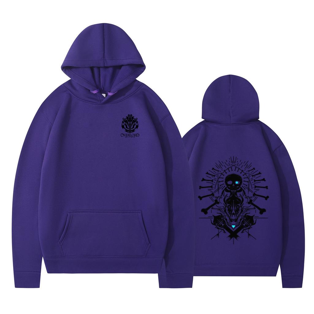 Autumn Winter Ainz Ooal Gown Hoodies Men Fashion Long Sleeve Sweatshirts Women Casual Harajuku Streetwear Sudaderas