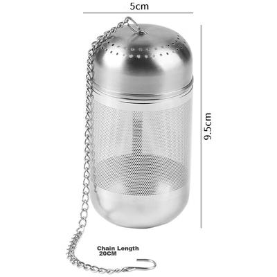 BJ 316 Stainless Steel Tea Strainer, Tea Compartment, Seasoning Ball, Stew Meat Container, Braising Cage, Tea Leaf Filter Ball, Tea Filter