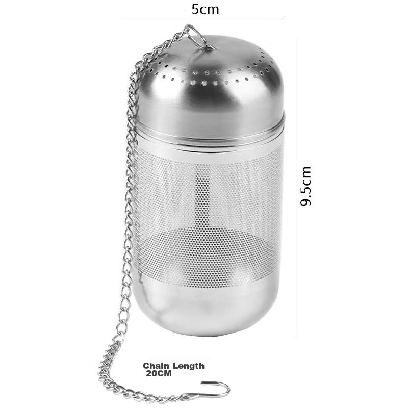 BJ 316 Stainless Steel Tea Strainer, Tea Compartment, Seasoning Ball, Stew Meat Container, Braising Cage, Tea Leaf Filter Ball, Tea Filter