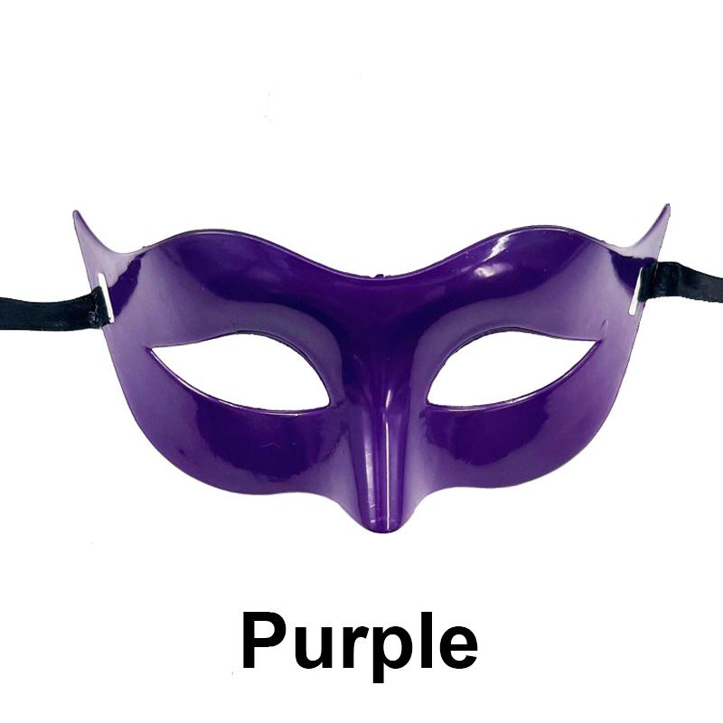 Mulher Homem Sexy Cavalheiro Máscara de Mascarado Máscara de Baile Adereços para Festa de Halloween Máscara Retrô Preta Branca Máscara de Cosplay de Meio Rosto de Plástico