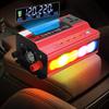 5000/6000W Car Power Converter DC 12V/24V To 220V AC LED Car Inverter Automatic Transformer Modified Sine Wave with 4USB