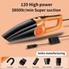 Automotive Multi-function 120W High Power Dry and Wet Dual-use Vacuum Cleaner Portable Mini Wired Car Vacuum Cleaner