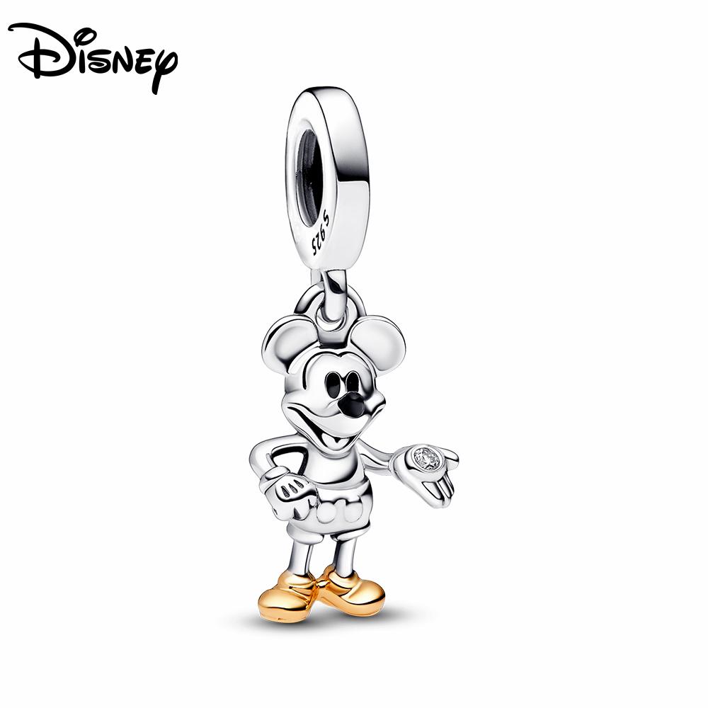 925 Silver New Pendant Stitch Charms Beads Fit 3mm Bracelet Necklace Women DIY Fine Festival Jewelry Gift